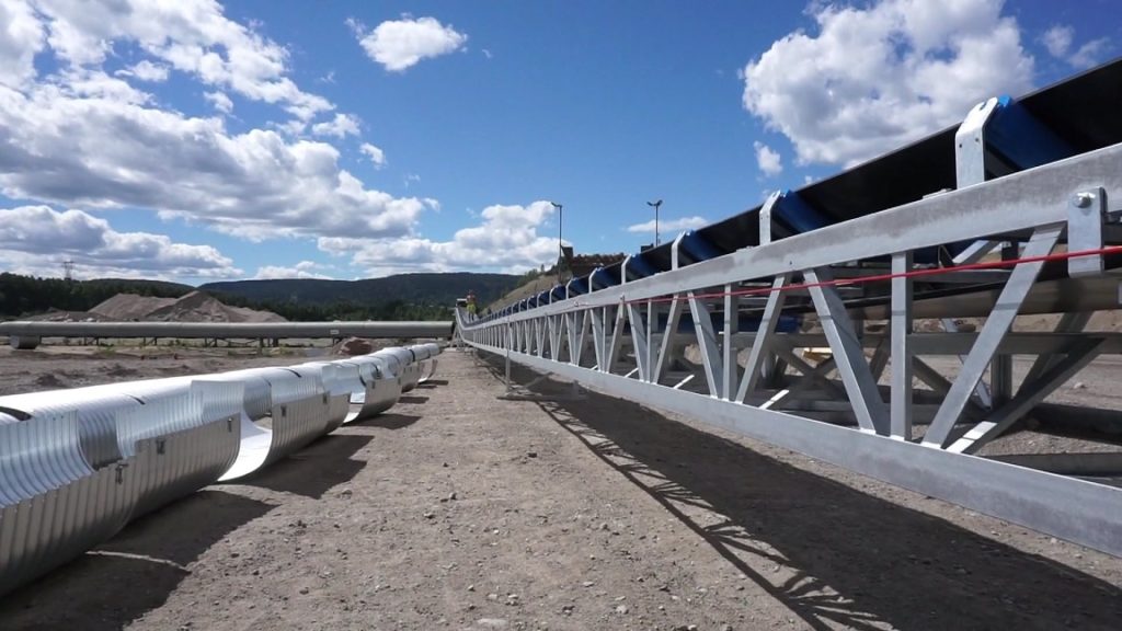 transporteurs à bande longue distance