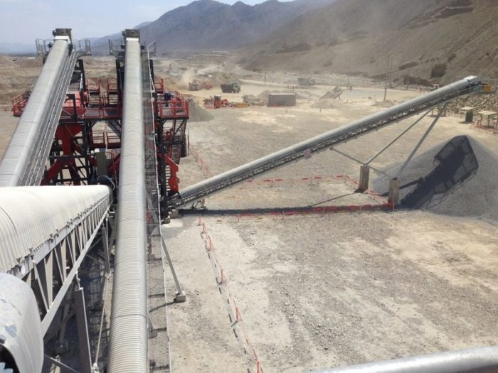 convoyeur à bande installation