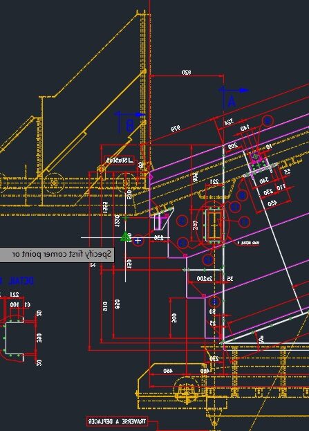 plan crible en DWG - conversion PDF a DWG