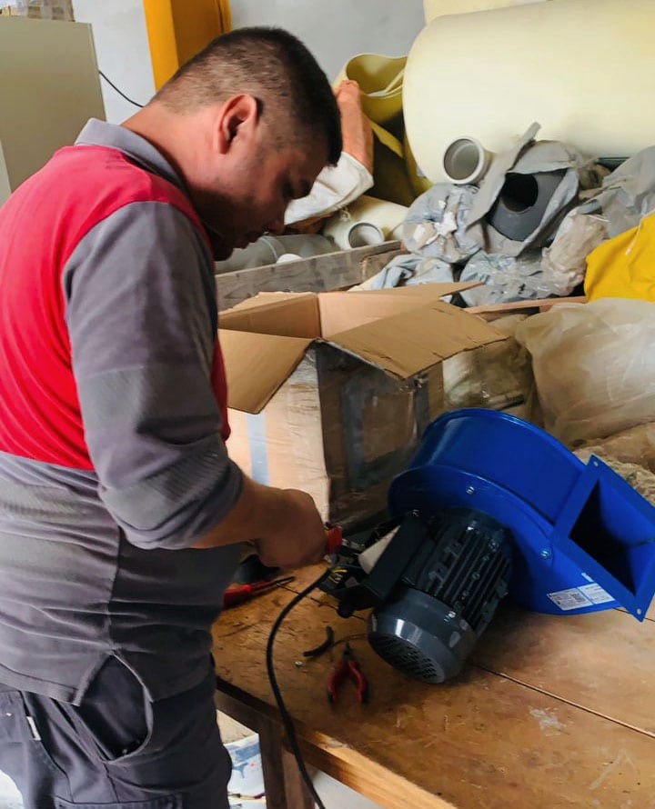 reception Ventilateur Industriel